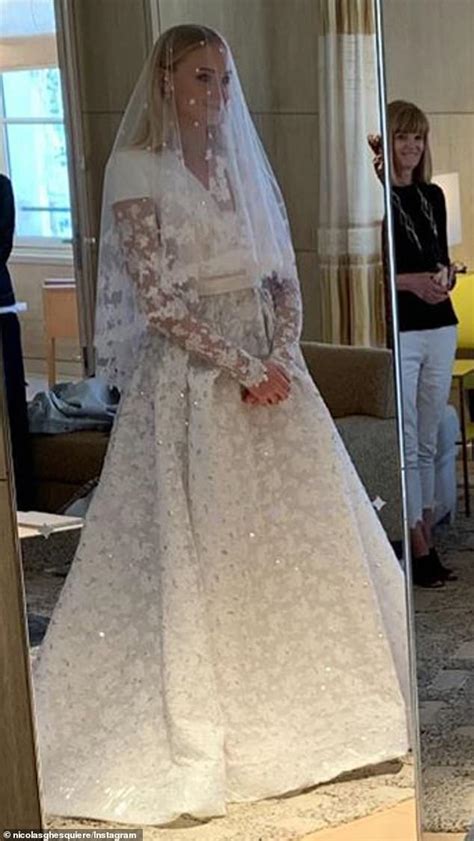 sophie turner's wedding dress